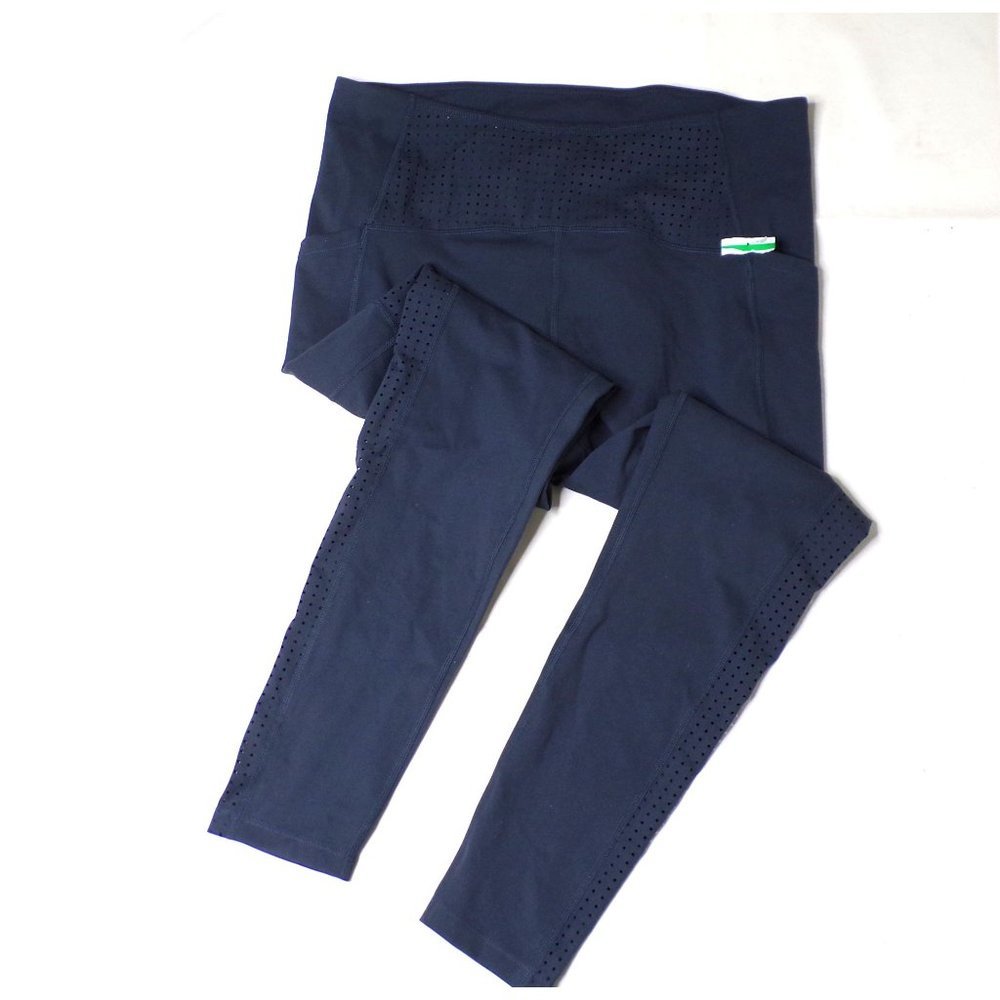 Zella Vented High Waist Pocket Leggings Gray X-Large 16-18 NEW - Picture 3 of 5